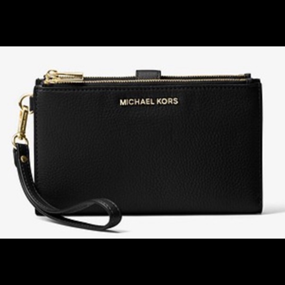 NWT Michael Kors Adele Leather Smartphone Wallet
